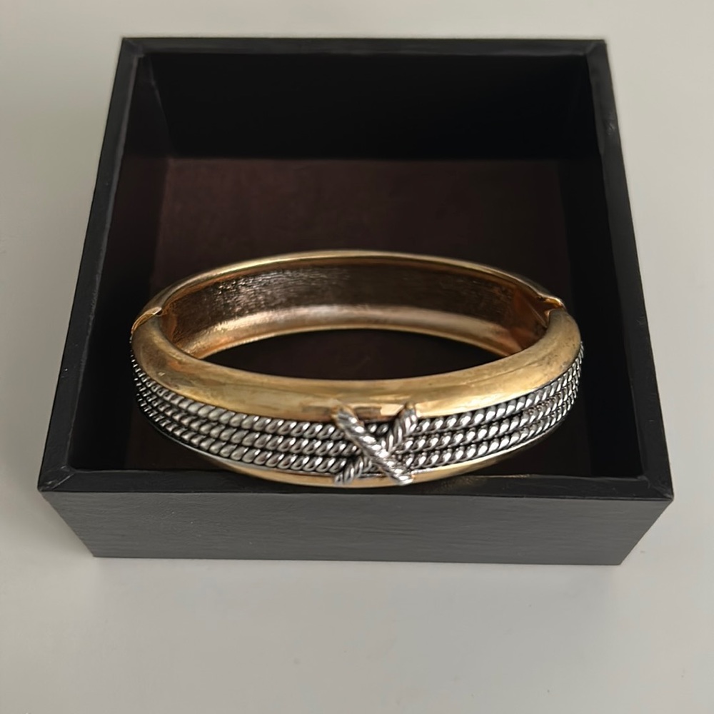NWOT Jewelmint Gold/Silver Rope Design Bracelet
